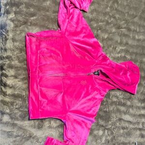 Victoria's Secret Hot Pink Zip-Up Hoodie